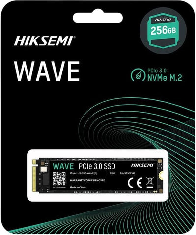 Hikvision HIKSEMI WAVE(P) 256GB NVMe M.2 PCIe Gen 3 SSD Up to 1200MB/s, Internal Solid State Drive for Desktop Laptop Computer