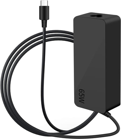 65W USB C Power Supply PD Charge Laptop Charger Cable Type C Adapter for Lenovo ThinkPad Huawei Matebook Pro Air HP Spectre Asus Acer Dell XPS Xiaomi Air Type C 65 Watt PC Quick Charge