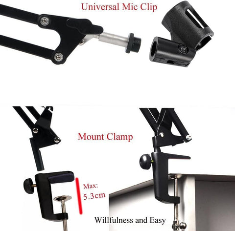 Adjustable Desktop Microphone Stand