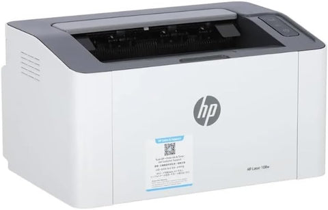 HP 108W Laser Printer, Monochrome, USB/WiFi Connectivity, Laser Technology, Manual Duplex, 20 ppm Black Print Speed, 1200x1200 dpi