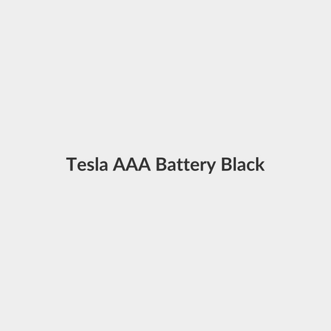 Tesla AAA Battery Black+ Alkaline - Plus Extra Energy Batteries Blister Foil LR03/1.5V Pack of 2 - TESLA BATTERIES