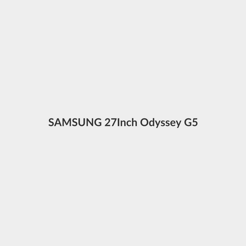 SAMSUNG 27-Inch Odyssey G5, IPS, 2K QHD Refresh Rate 180Hz & Response Time 1ms(MPRT) Gaming Computer Monitor, with AMD FreeSync BLACK - Samsung
