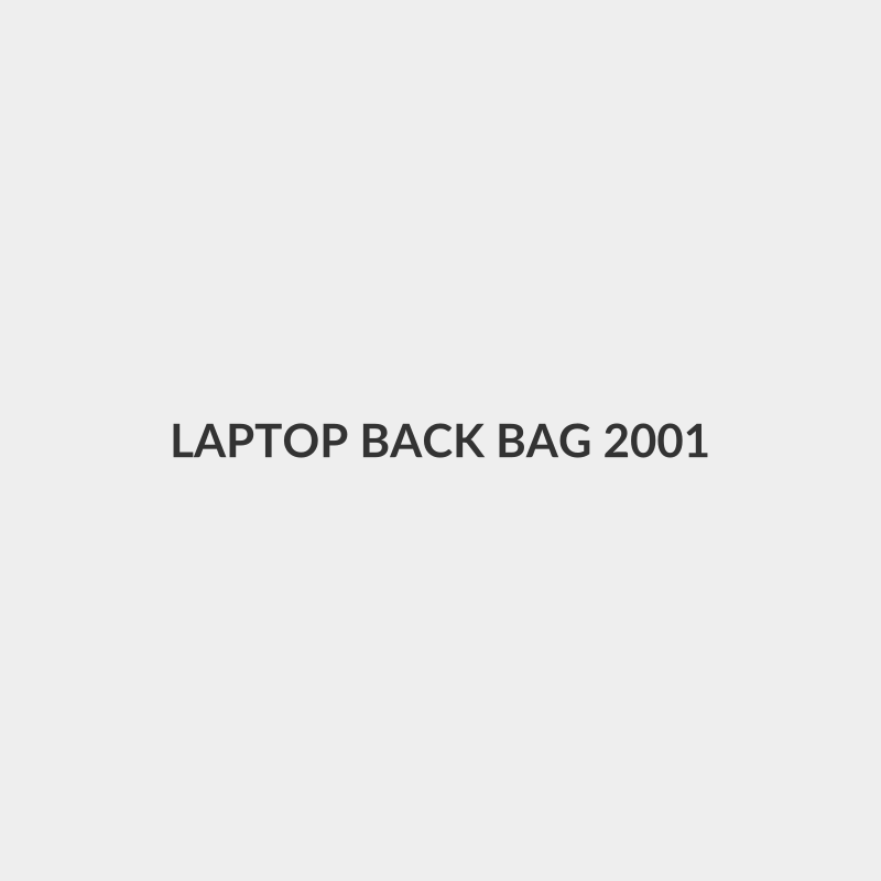 LAPTOP BACK BAG 2001 BIG  -15.6 BLACK - Generic