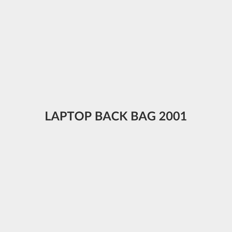 LAPTOP BACK BAG 2001 BIG  -15.6 BLACK - Generic