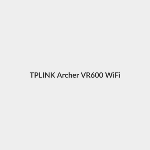 TP-LINK Archer VR600 WiFi Dual Band 5GHz Wireless Gigabit VDSL/ADSL Modem Router Black - TP-LINK