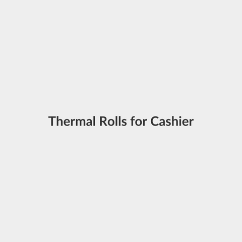 Thermal Rolls for Cashier Printer, 8 cm, 10 Pieces -55M - View 4