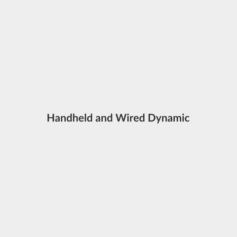 Handheld and Wired Dynamic Mic Microphone with Cable - Generic