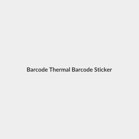 Barcode Thermal Barcode Sticker Roll 25 * 50 Full 1100 Stickers 4 Rolls - View 4