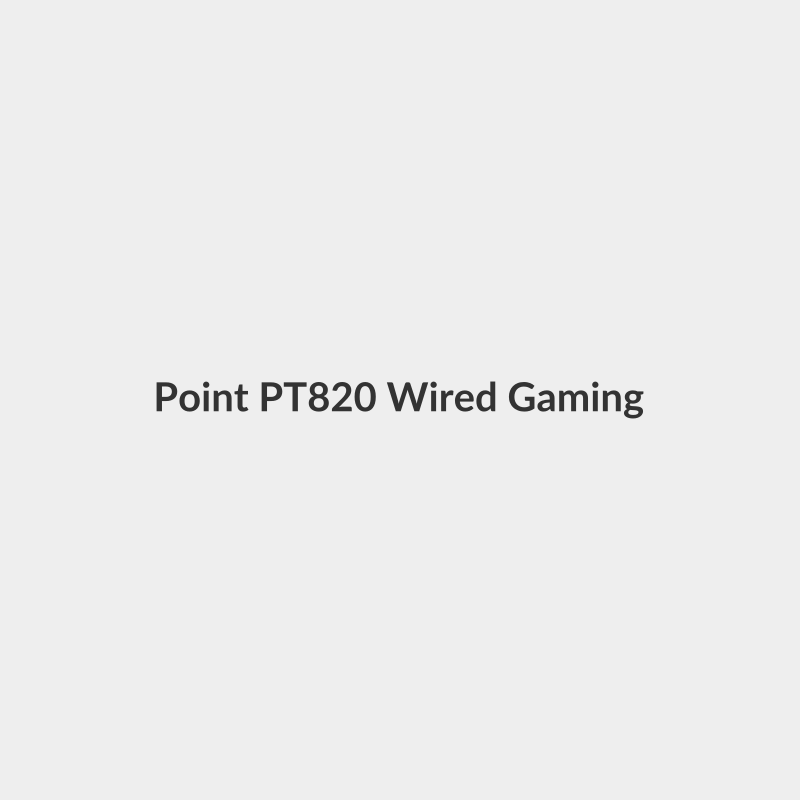 Point PT-820 Wired Gaming Keyboard English & Arabic - Point