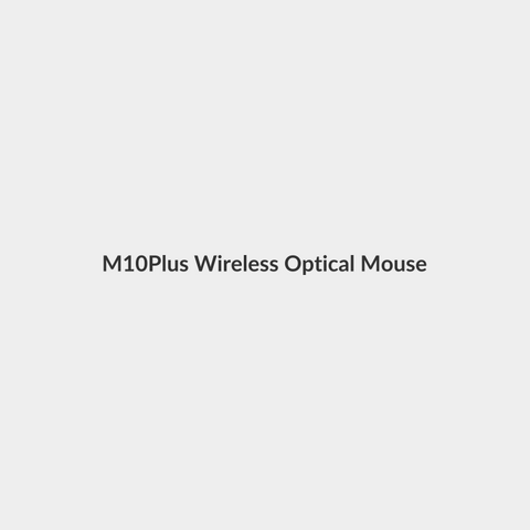 M10Plus Wireless Optical Mouse Black - Rapoo