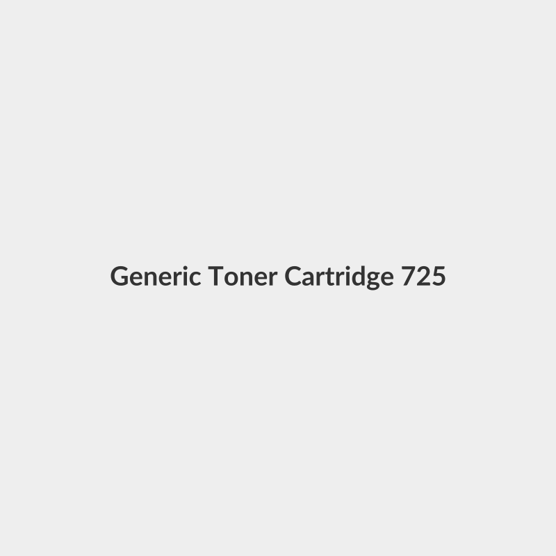 Generic Toner Cartridge 725 Black - View 4