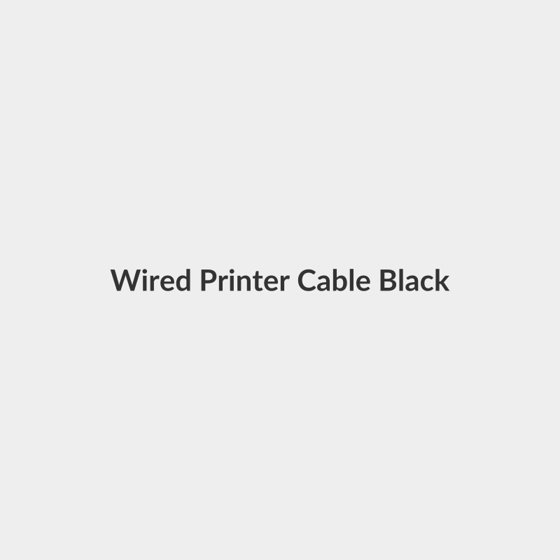 Wired Printer Cable | Black - Generic