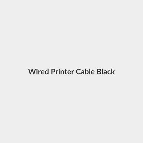 Wired Printer Cable | Black - Generic