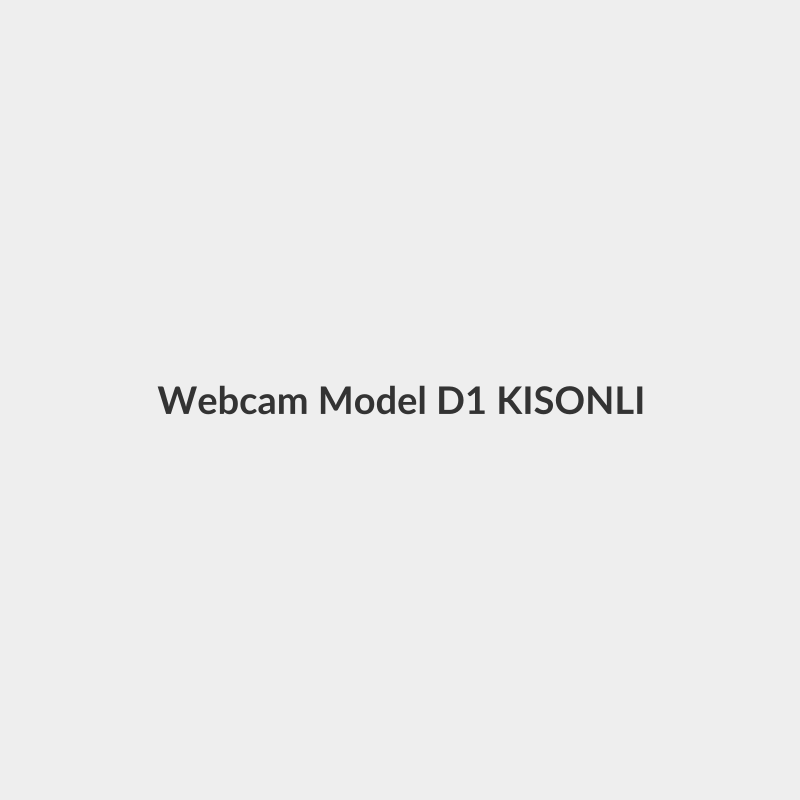 Webcam Model D1- KISONLI - Auto Focus, Built-in Microphone, Compatible with All Devices - Kisonli