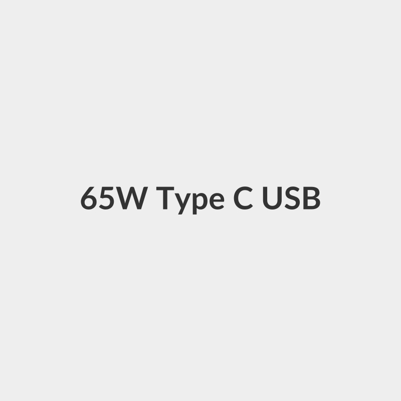 65W Type C USB C Laptop Adapter Charger Compatible With HP MacBook Pro/Air, Lenovo ThinkPad Yoga - Generic