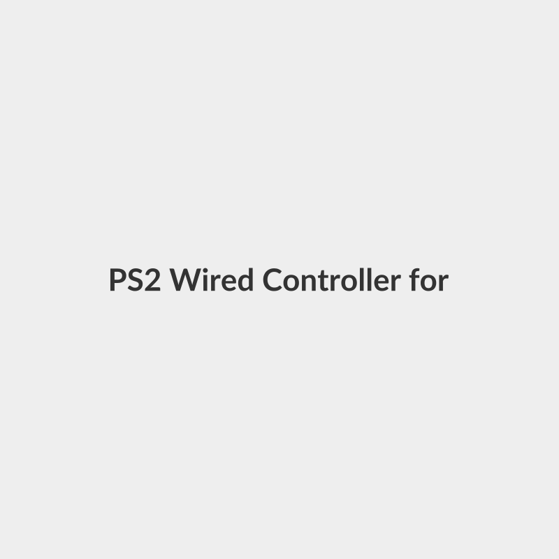 PS2 Wired Controller for Sony PlayStation 2 Black - Generic