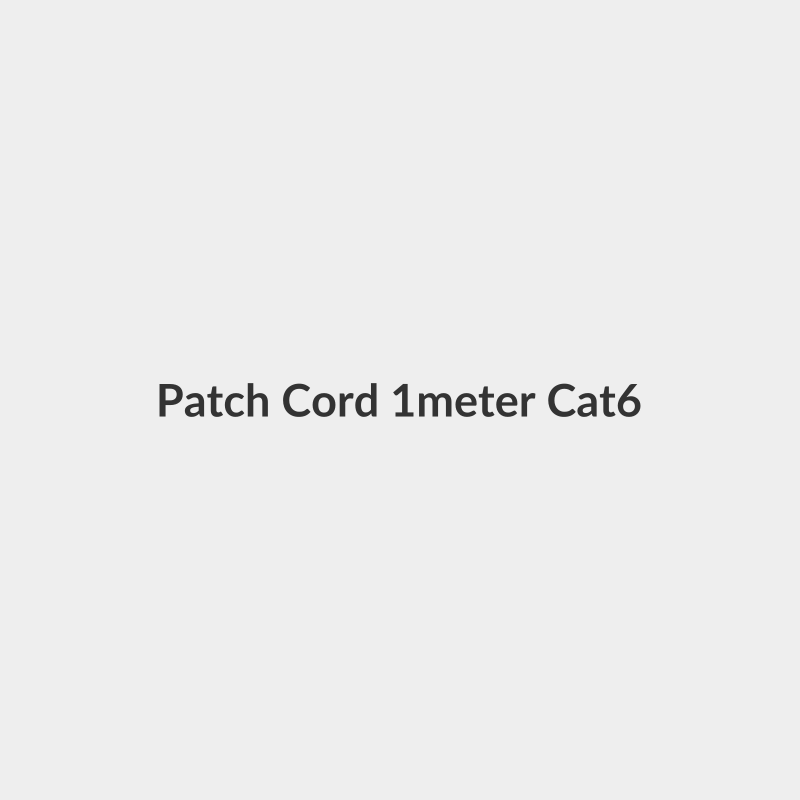 Patch Cord 1meter Cat6 Utp off White - 3M
