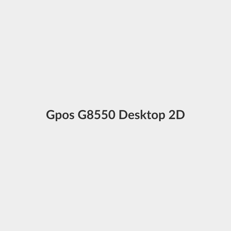 Gpos G-8550 Desktop 2D Barcode Scanner - Hands-Free Omni-Directional QR & 1D Code Reader - High-Speed USB Wired Scanner for Supermarkets, Pharmacies, and Retail POS. - Generic