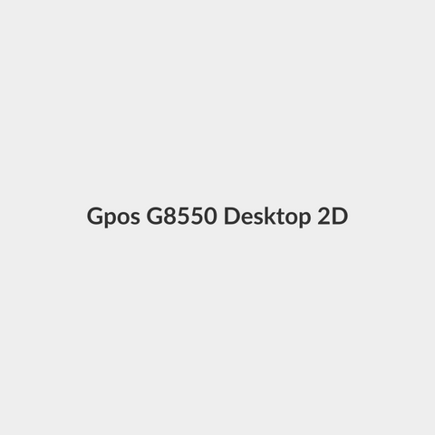 Gpos G-8550 Desktop 2D Barcode Scanner - Hands-Free Omni-Directional QR & 1D Code Reader - High-Speed USB Wired Scanner for Supermarkets, Pharmacies, and Retail POS. - Generic