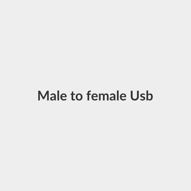 Male to female Usb cable 3 meter - Generic