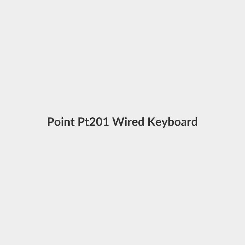 Point Pt-201 Wired Keyboard - Black Orange - Point