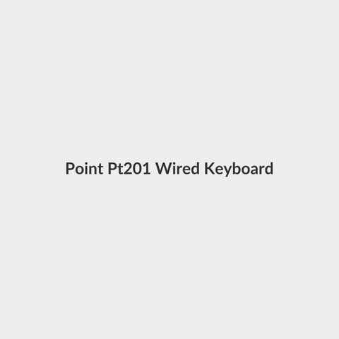 Point Pt-201 Wired Keyboard - Black Orange - Point