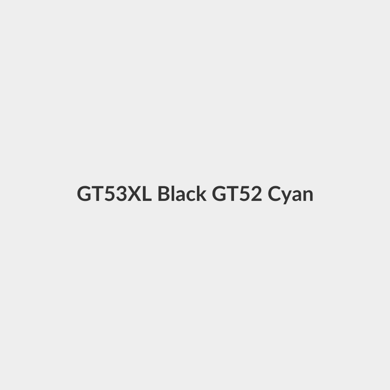 GT53XL (Black) + GT52 (Cyan, Yellow, Magenta) Pack of 4 Bundle Multicolor - View 4