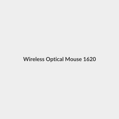 Wireless Optical Mouse 1620 Black - Rapoo