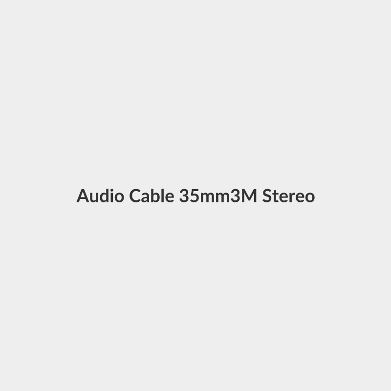 Audio Cable 3.5mm/3M Stereo Male to 2RCA Male (Right and Left) RCA 2x1  - 3M - Generic