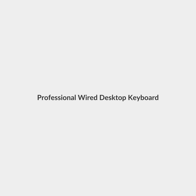 Professional Wired Desktop Keyboard – Elegant Mid-Range Series with Whisper-Quiet Keys & Ergonomic Build - Generic
