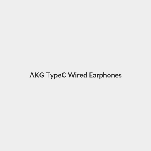 AKG Type-C Wired Earphones Black - Samsung