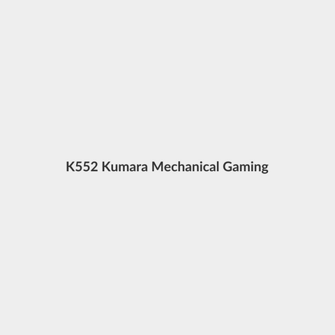 K552 Kumara Mechanical Gaming Keyboard – Rainbow  Backlight – Switch – 87 Key TKL Design – (AR / EN Key ) | Black - REDRAGON