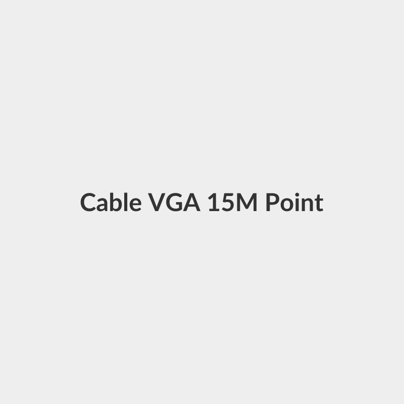 Cable VGA 1.5M Point White - Point