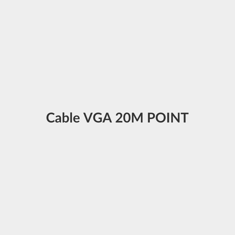 Cable VGA 20M POINT WHITE - Point