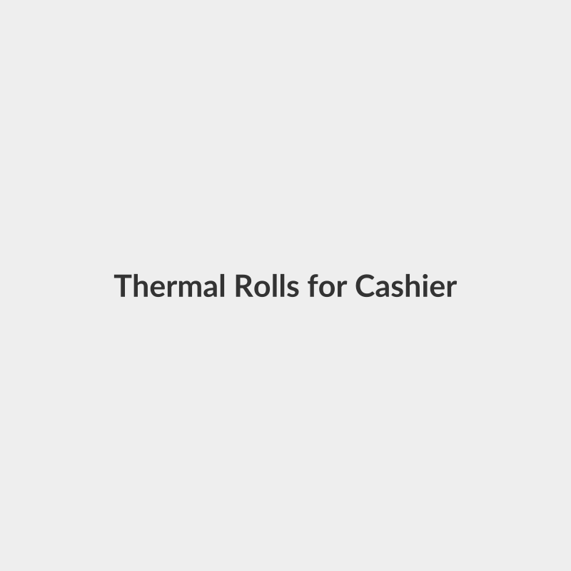 Thermal Rolls for Cashier Printer, 8 cm, 10 Pieces -28M - View 4