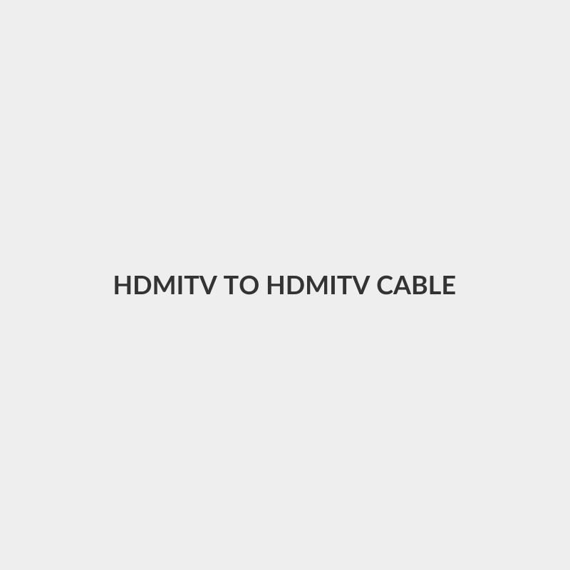 HDMI/TV TO HDMI/TV CABLE - Generic