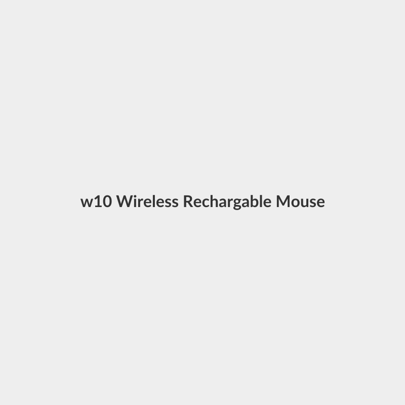 w10 Wireless Rechargable Mouse Black - HP