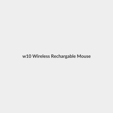 w10 Wireless Rechargable Mouse Black - HP