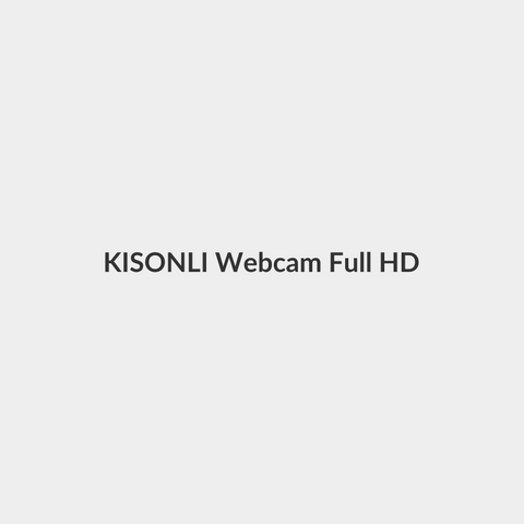 KISONLI  Webcam Full HD 1080P , Auto focus webcam USB plug and play free driver With Microphone, 30 FPS, Angle 90 -Black - Kisonli
