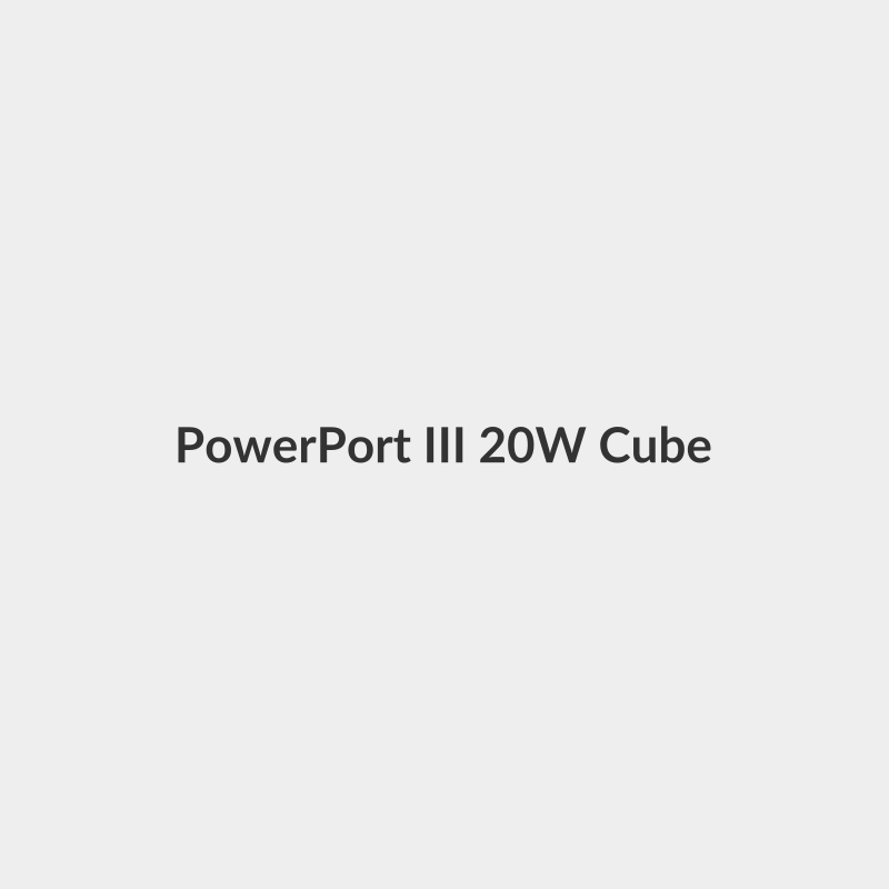 PowerPort III 20W Cube USB-C Adapter - Anker