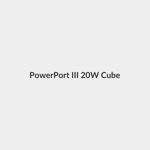 PowerPort III 20W Cube USB-C Adapter - Anker