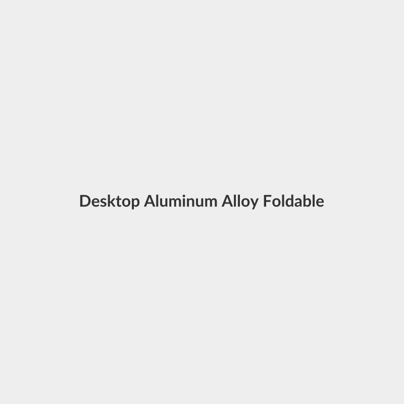 Desktop Aluminum Alloy Foldable Adjustable Laptop Stand Support Notebook Laptop Support Folding, Compatible to 14-17 inch Laptop - Silver - Generic