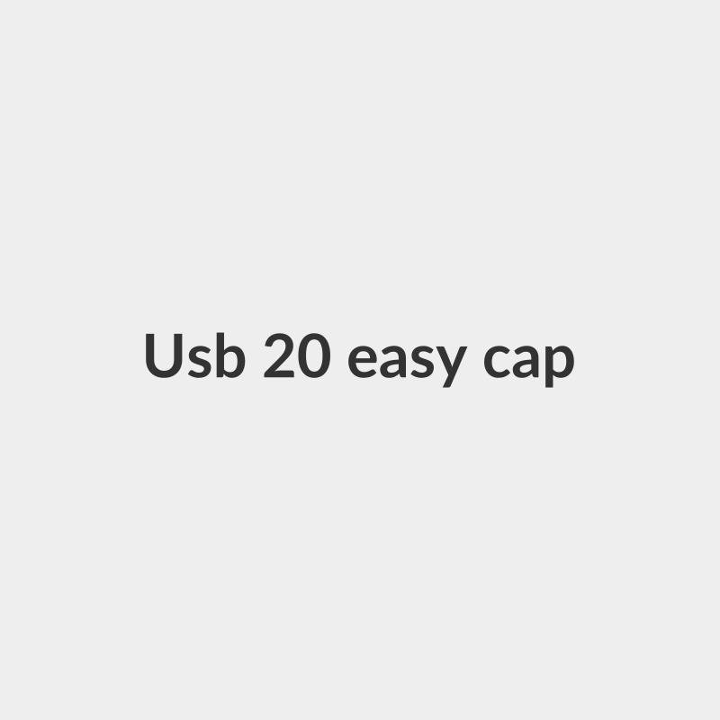 Usb 2.0 easy cap tv DVD vhs video capture audio av capture pc laptop - Generic