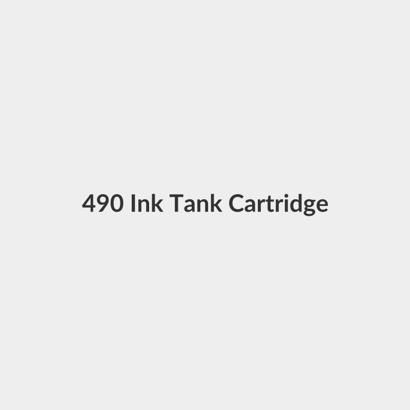 490 Ink Tank Cartridge 4 Color Set Black, Cyan, Yellow & Magenta - View 4