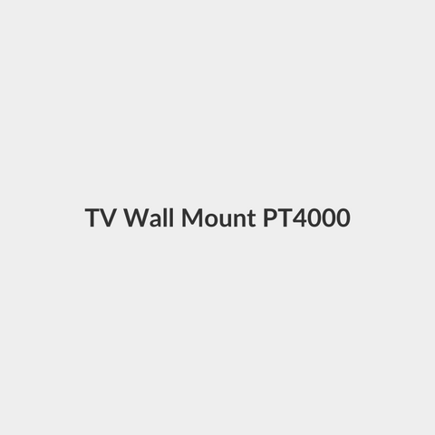 TV Wall Mount PT-4000  32-75 Inches (100-190 cm) TV Bracket Swivel Tilting Universal TV Stand VESA 300 x 200 – 600 x 400 cm Black - Generic