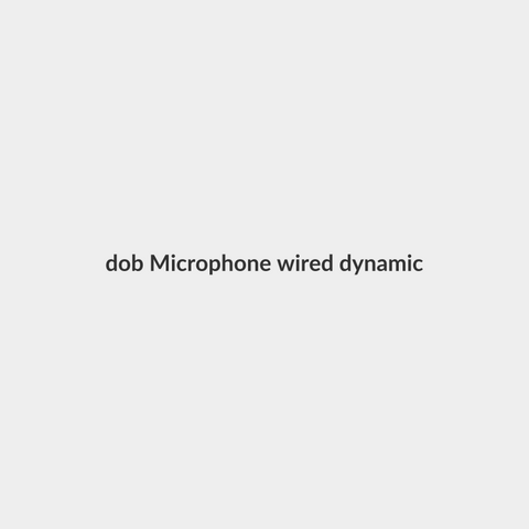 dob Microphone wired dynamic unidirectional M11-WD - Dob