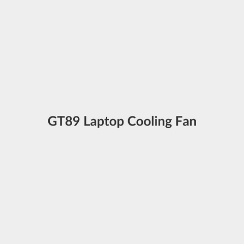 GT-89 Laptop Cooling Fan - 17 Inch Large Fan 140mm Quiet - Five Angles Ergonomic Design with LED Light - Compatible with Various Devices - Gamma