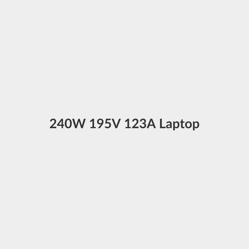 240W 19.5V 12.3A Laptop Charger Power Supply Adapter for Dell Alienware M17x R4, M18x, X51 & Precision M6400, M6500, M6600, M6800 (GA240PE1-00 / PA-9E) with Heavy-Duty Power Cord - Generic