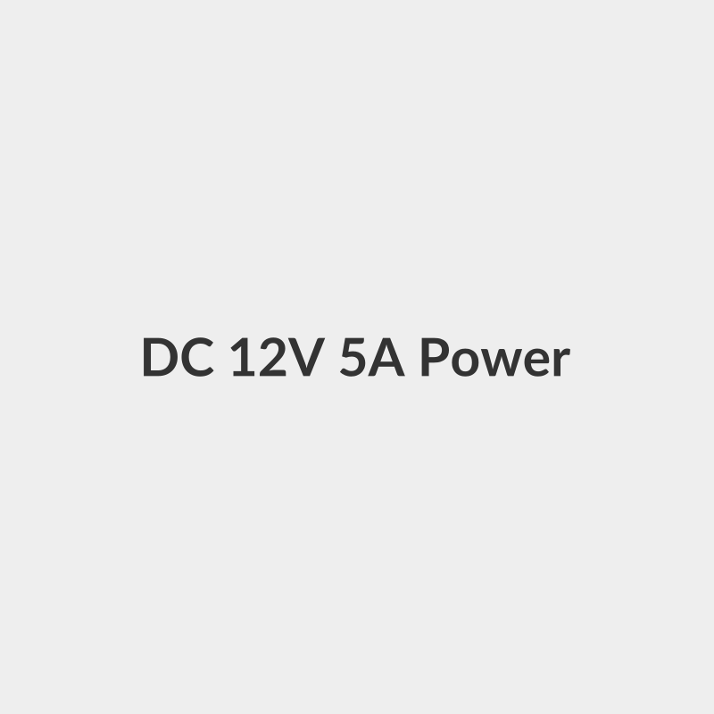 DC 12V 5A Power Supply Adapter 4 Split Power Cable for CCTV Security cameras - Generic