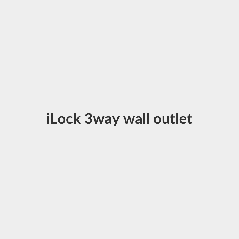 iLock 3-way wall outlet adapter 3500 W - Black - iLOCK